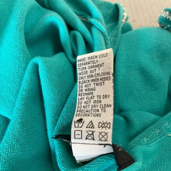 BOB MACKIE VINTAGE RARE FIND OPEN FRONT CARDIGAN SWEATER SET SLEEVED SHELL L - Picture 6 of 6